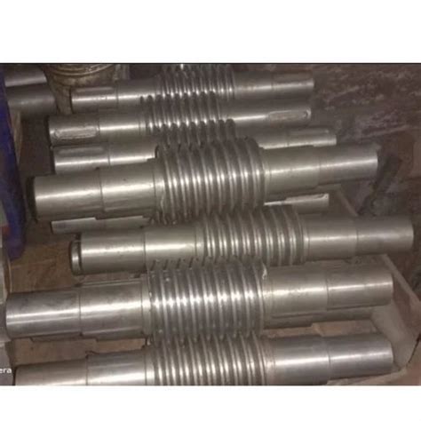 Polished Shaft Type Solid Mm Mild Steel Industrial Turned Shaft For