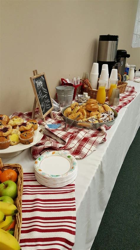 Catered Continental Breakfast For Office Meeting