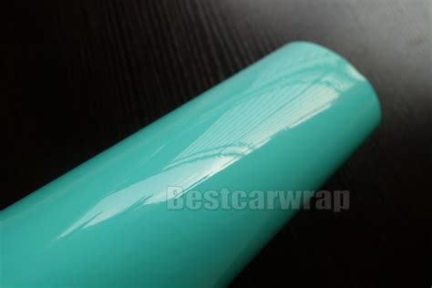 2021 Ultra Shiny Glossy Tiffany Blue Vinyl Wrap 3 Layers High Gloss