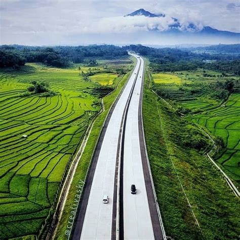 Indonesia High Way Country Roads Farmland Outdoor