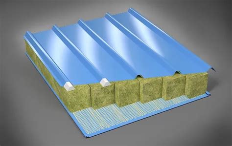 Rockwool/EPS Foam/PU/PIR/XPS/MGO Board Insulation Steel Sandwich Panel ...