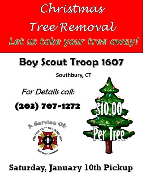 Southbury Boy Scouts To Pick Up Christmas Trees Today Southbury CT Patch