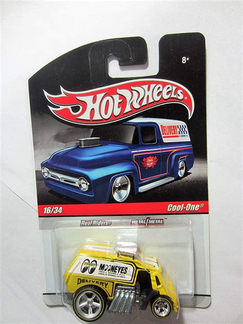 Hot Wheels Delivery Slick Rides YELLOW Cool One Mooneyes 16 34 Walmart