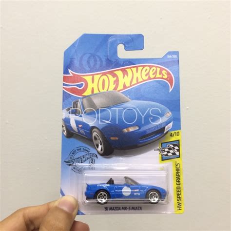 Hot Wheels 91 Mazda MX 5 Miata Shopee Malaysia