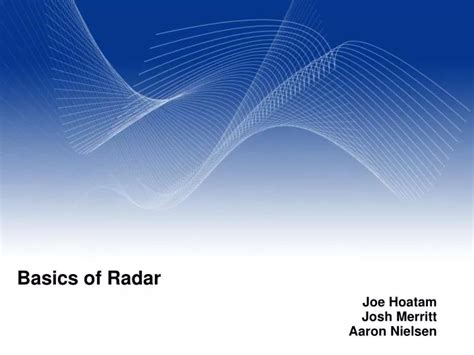 Ppt Basics Of Radar Powerpoint Presentation Free Download Id1804992