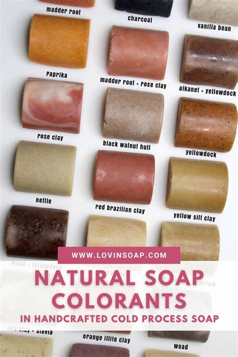 Natural Soap Colorants In Cold Process Soap Natural Soap Colorants