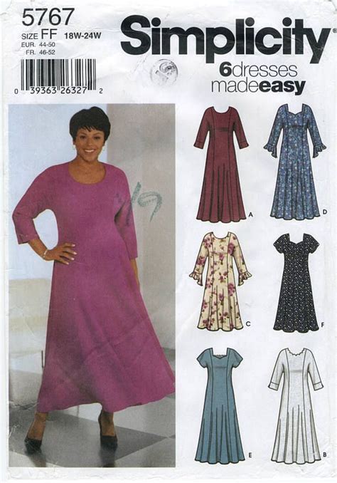 Dress Pattern Princess Seams