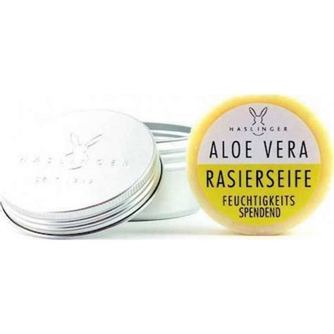 Haslinger Aloe Vera Shaving Soap 60gr Patistas Cosmetics