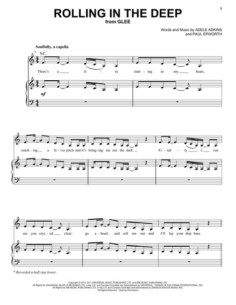 Rolling In The Deep Sheet Music Direct