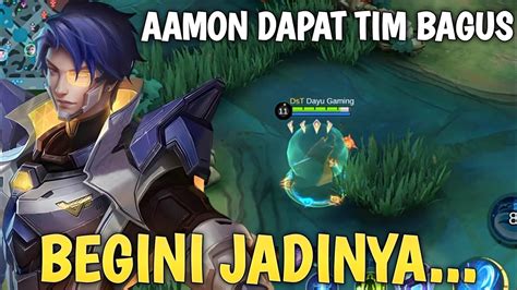 EASY GAME Aamon Solo Rank Ketemu Tim Bagus Bikin Musuh Jadi