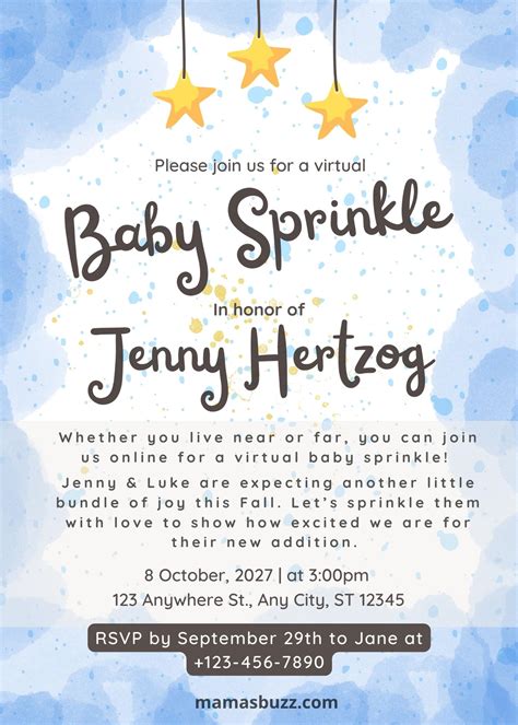 30+ Best Baby Sprinkle Invitation Wording Ideas