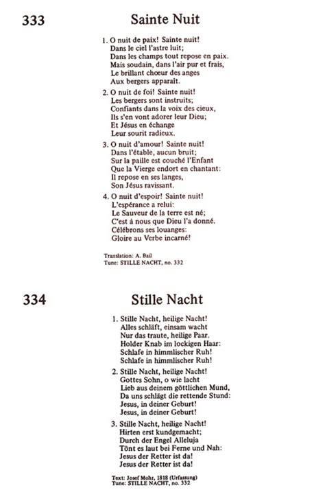 Stille Nacht, Heilige Nacht | Hymnary.org