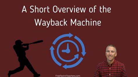 A Short Overview Of The Internet Archive Wayback Machine Youtube