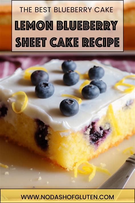 Lemon Blueberry Cake Recipe