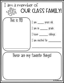 Our Class is a Family Activities | Book Companion | No Prep Read Aloud