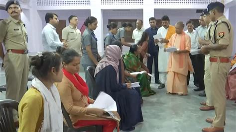 UP CM Yogi Adityanath Holds Janata Darshan In Gorakhpur