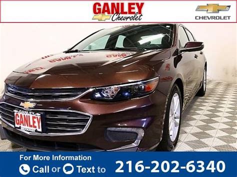 2016 Chevy Chevrolet Malibu Lt Sedan Autumn Bronze Metallic Cars