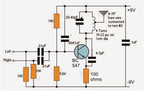 Fm Receiver Transmitter Circuit Diagram Fm Transmitter And R