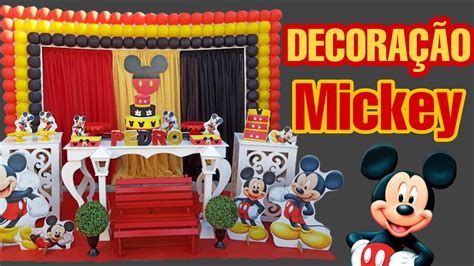 Decoração Mickey Amanda Festas Betim MG YouTube