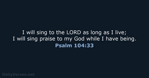 December 4 2022 Bible Verse Of The Day Nrsv Psalm 10433