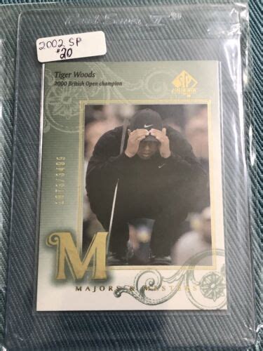 Upper Deck Sp Authentic Tiger Woods Ebay