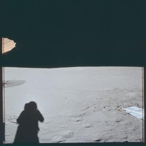 Apollo 14 Space Mission-apollo 14-showing the northeast of the lunar module