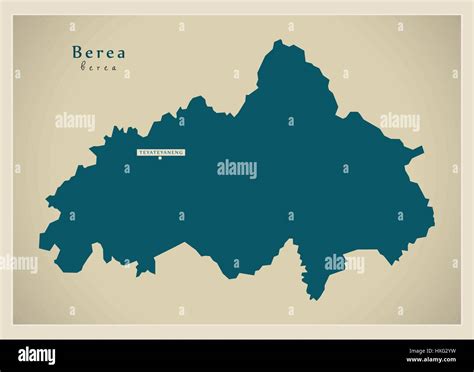Map Of Berea Stock Vector Images Alamy