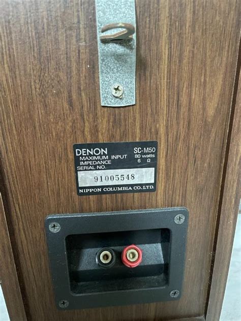 Vintage Denon Bookshelf Speakers Audio Soundbars Speakers