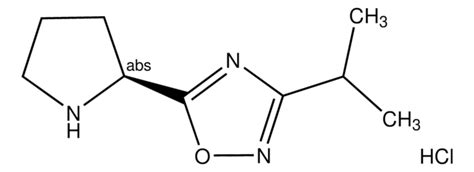 3 Isopropyl 5 2S 2 Pyrrolidinyl 1 2 4 Oxadiazole Hydrochloride