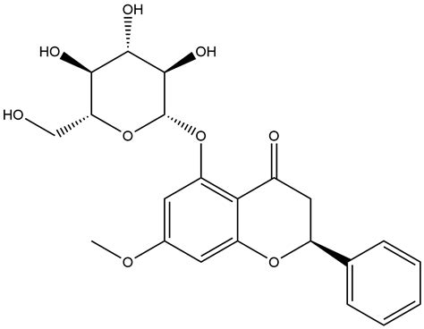 4H 1 Benzopyran 4 one 5 β D glucopyranosyloxy 2 3 dihydro 7 methoxy