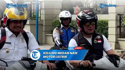 Bobby Nasution Dan Ridwan Kamil Keliling Medan Naik Motor Listrik YouTube