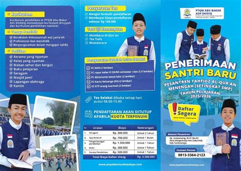 Desain Brosur PPDB | Brosur, Desain brosur, Desain