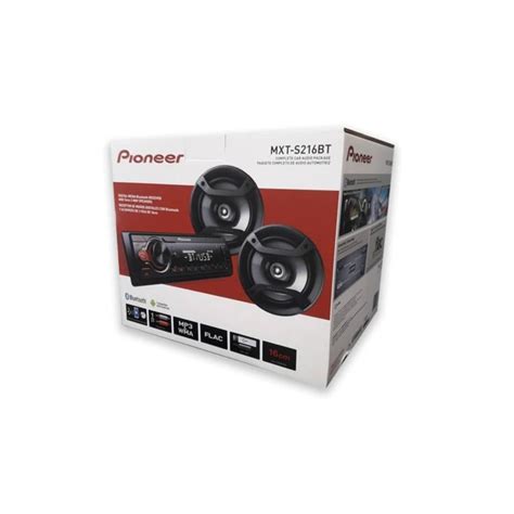 Pioneer Combo Pioneer Mxt S216bt Radio Bluetooth Parlantes 200w