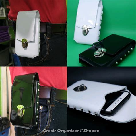 Jual Sarung Hp Tas Pinggang Hp Single Slot Polos Bisa Utk Polisi Tni