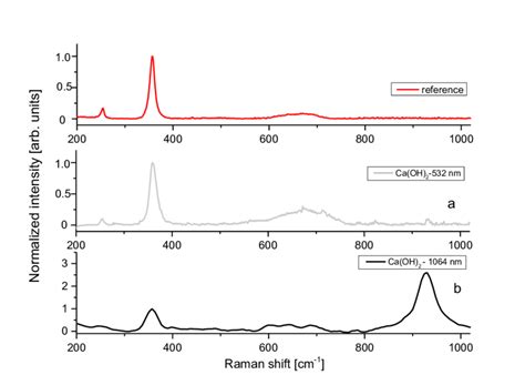 Raman Spectrum Of The Lime Paste Reference Obtained With 532 Nm