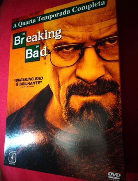 Box Dvd Breaking Bad 4ª Quarta Temporada Filme e Série Sony