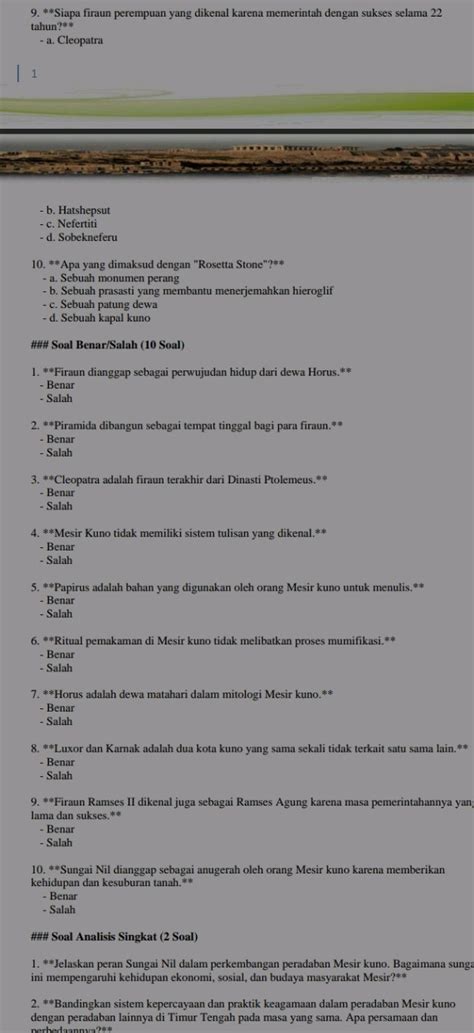 9 Siapa Firaun Perempuan Yang Dikenal Karena Studyx