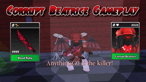 Corrupt Beatrice Killer Blood Ruby Gameplay Survive The Killer