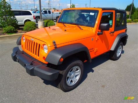 2012 Crush Orange Jeep Wrangler Sport 4x4 69949655