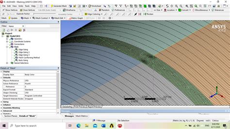 Ansys Fluent Combination Hexa Tetra Mesh Researchgate