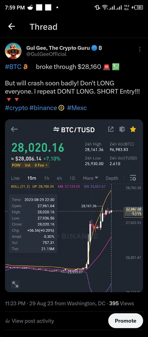 🚨 Btc Crash Badly To 26900 Again Thats Why Told You