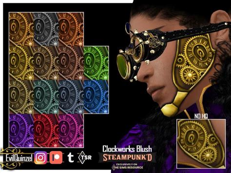 Evilquinzel S Steampunked Clockworks Blush In Sims Blush Sims