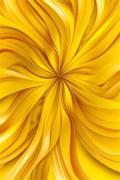 Yellow Waves Abstract Background Vertical Composition Stock