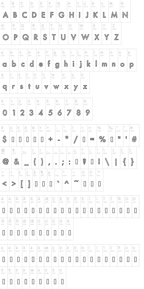 Mix Striped Font