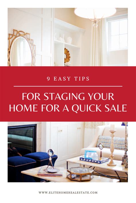 Easy Tips For Staging Your Home For A Quick Sale Home Staging Home