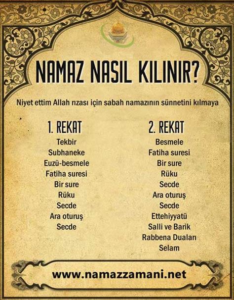 Namaz nasıl kılınır Diyanete göre kadın ve erkek için namaz kılınışı