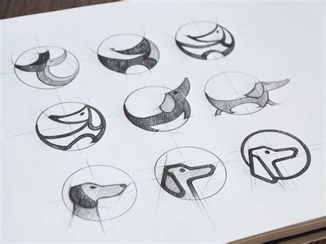 20 Inspiring Examples Of Logo Design Sketching Logo Sketches Images