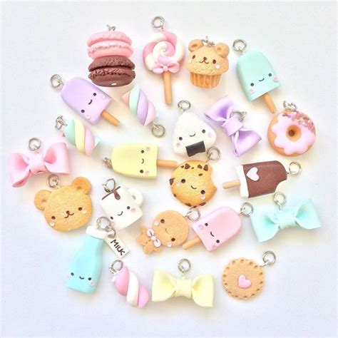 Clouds Polymer Clay Charm Kawaii Clouds Kawaii Planner Etsy Artofit