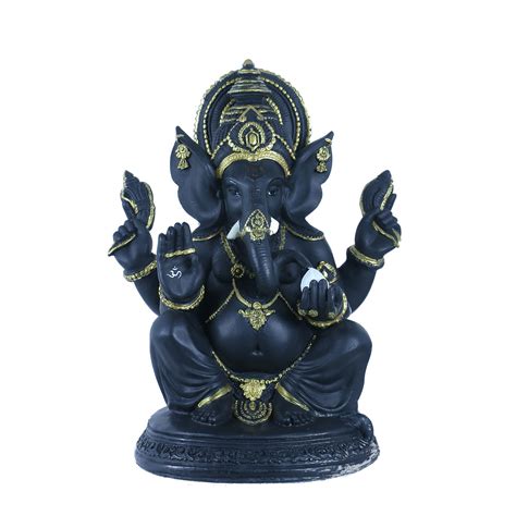 Ganapathi Idol for Home Decor made by Polymarble Powder - idolmaker