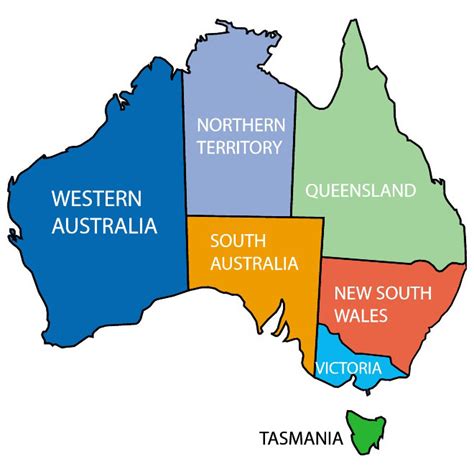 Australia Map With Territories Arlana Nannette